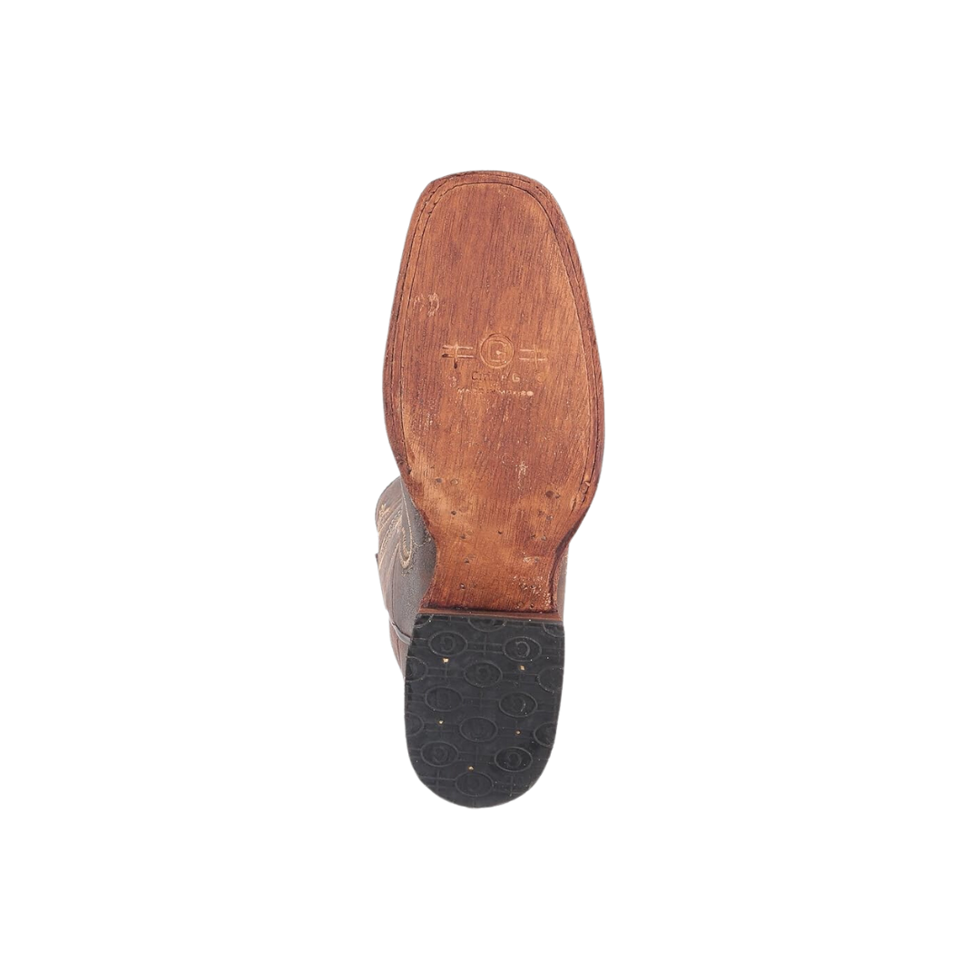 Corral Women's Dragonfly Embroidered Distressed Brown Boots