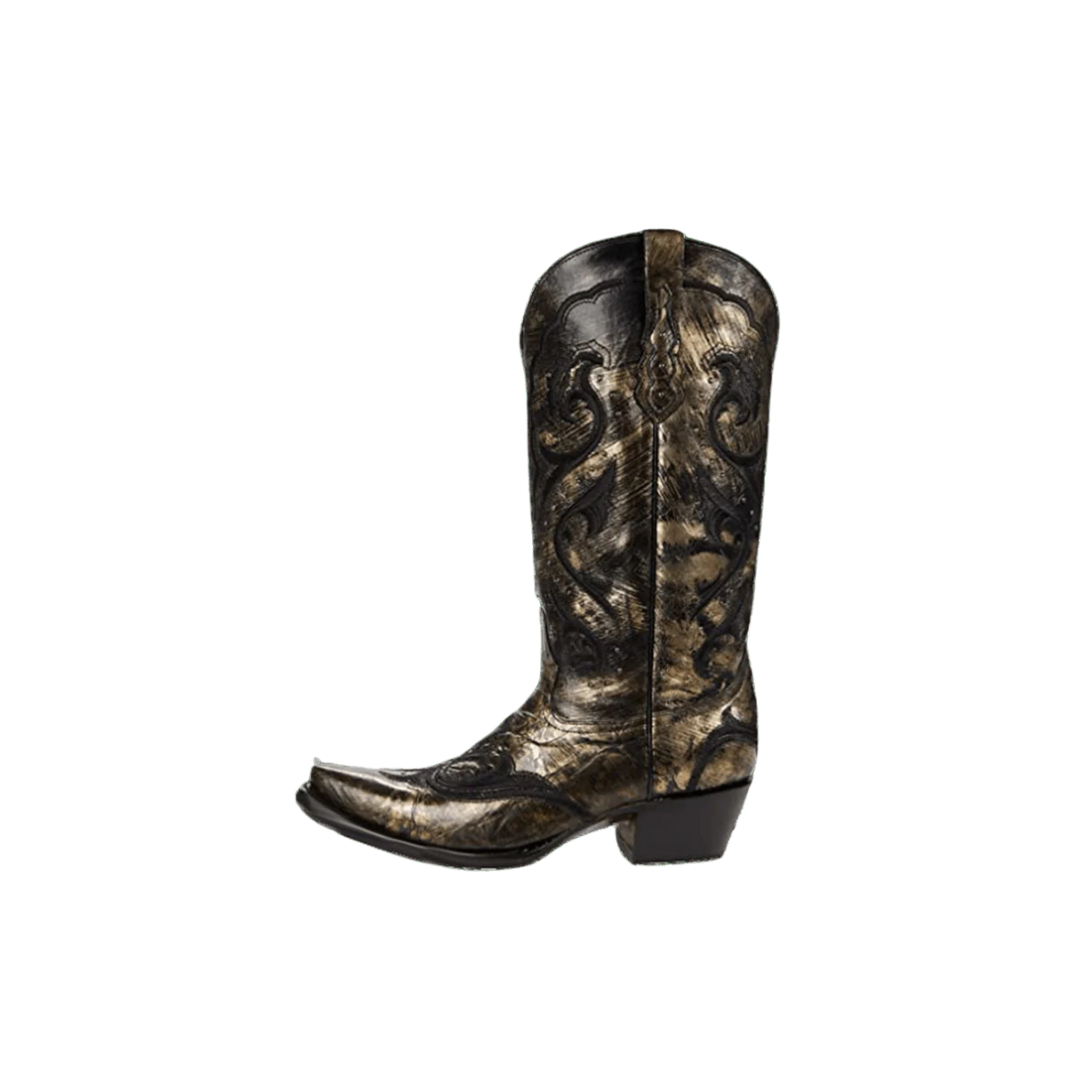 Corral Women's Embroidered With Studs Honey Brown Boots