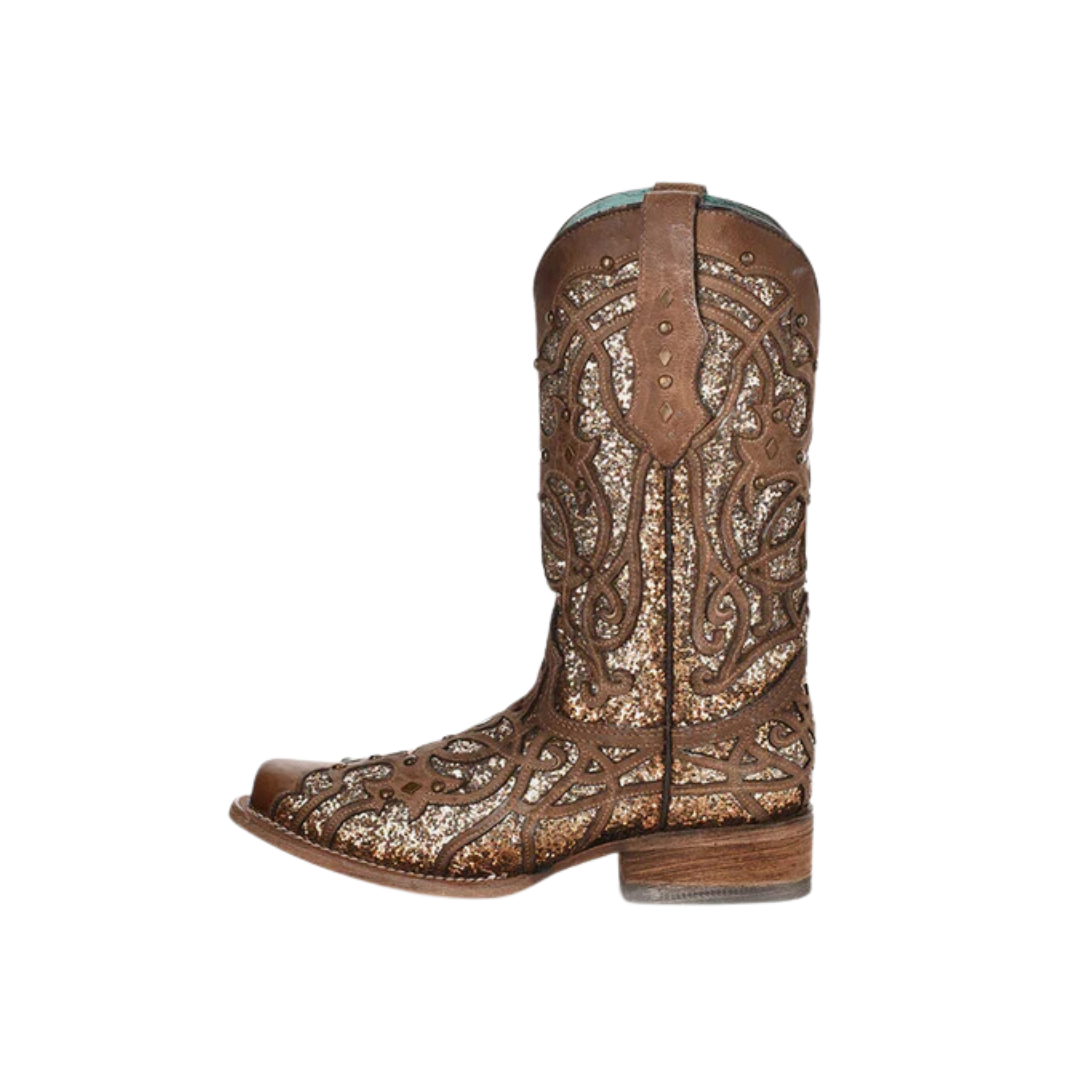 Corral Women's Glittered Square Toe Oryx Boots