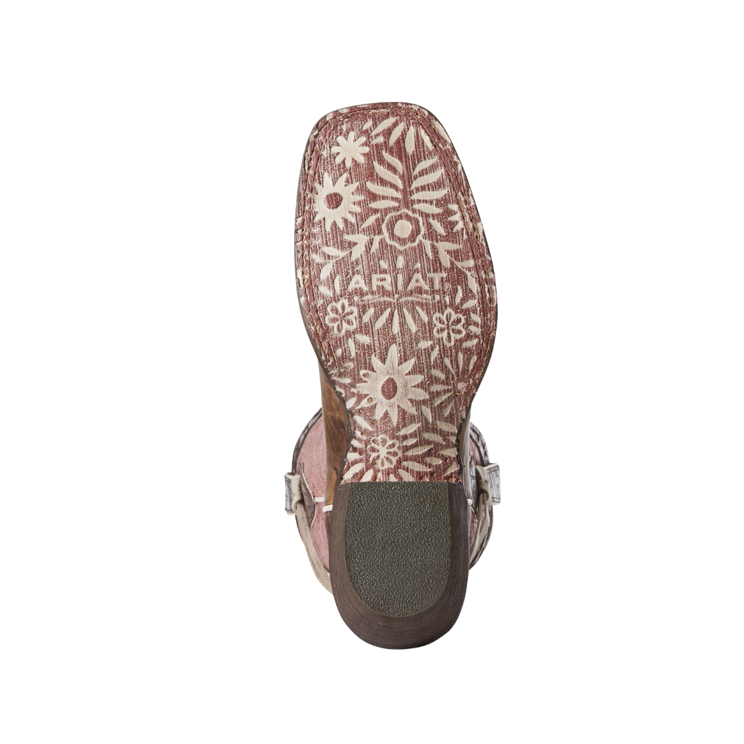Ariat Women's Western Ember Mahogany Rose Boots