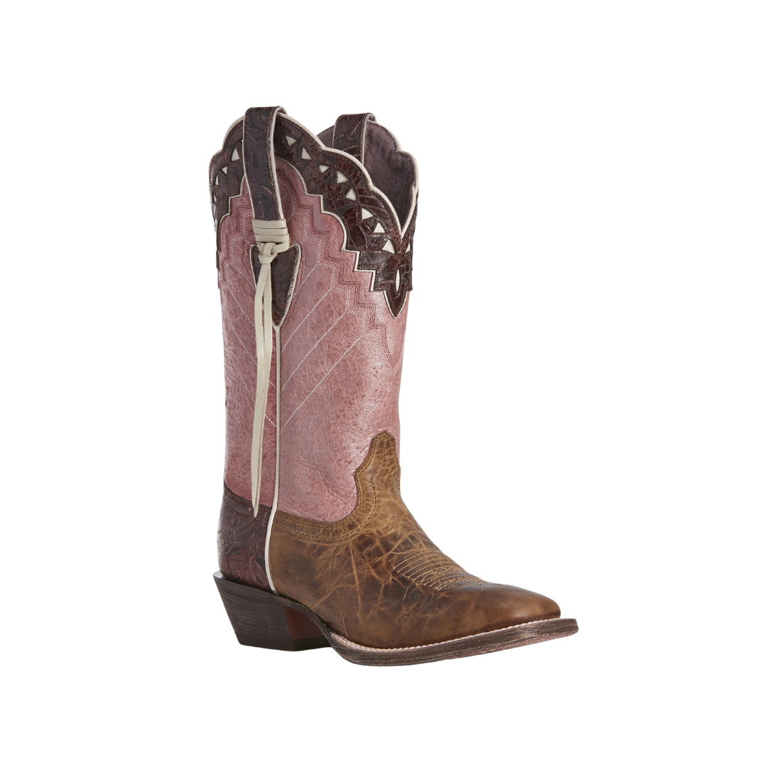 Ariat Women's Western Ember Mahogany Rose Boots