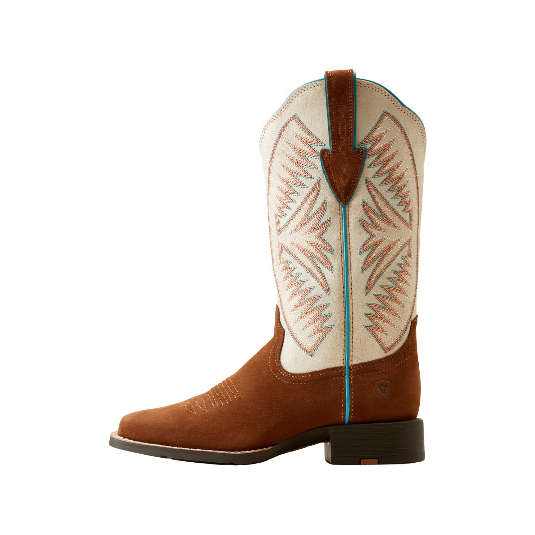 Ariat Women's Round Up Ruidoso Matter Pearl Suede Boots