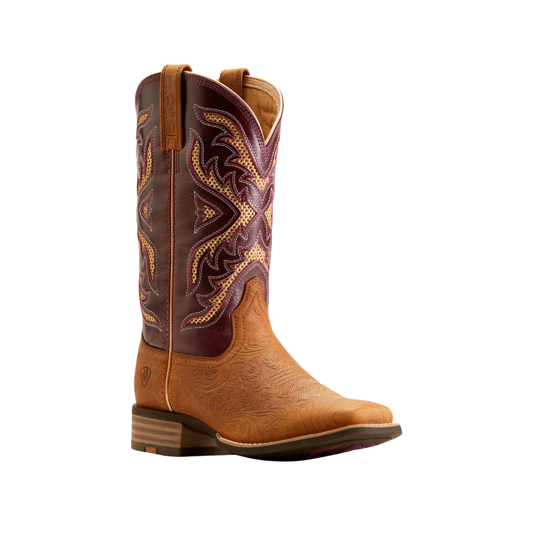 Ariat Men's San Angelo Venttek 360 Aged Merlot Boots