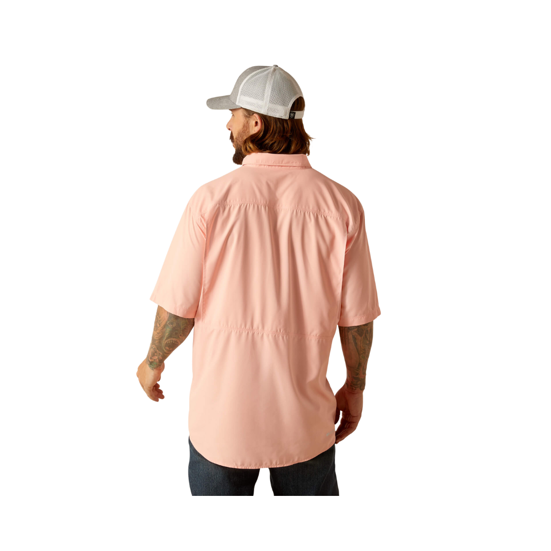 Ariat Men's VentTEK Outbound Classic Fit Apricot Blush Shirt