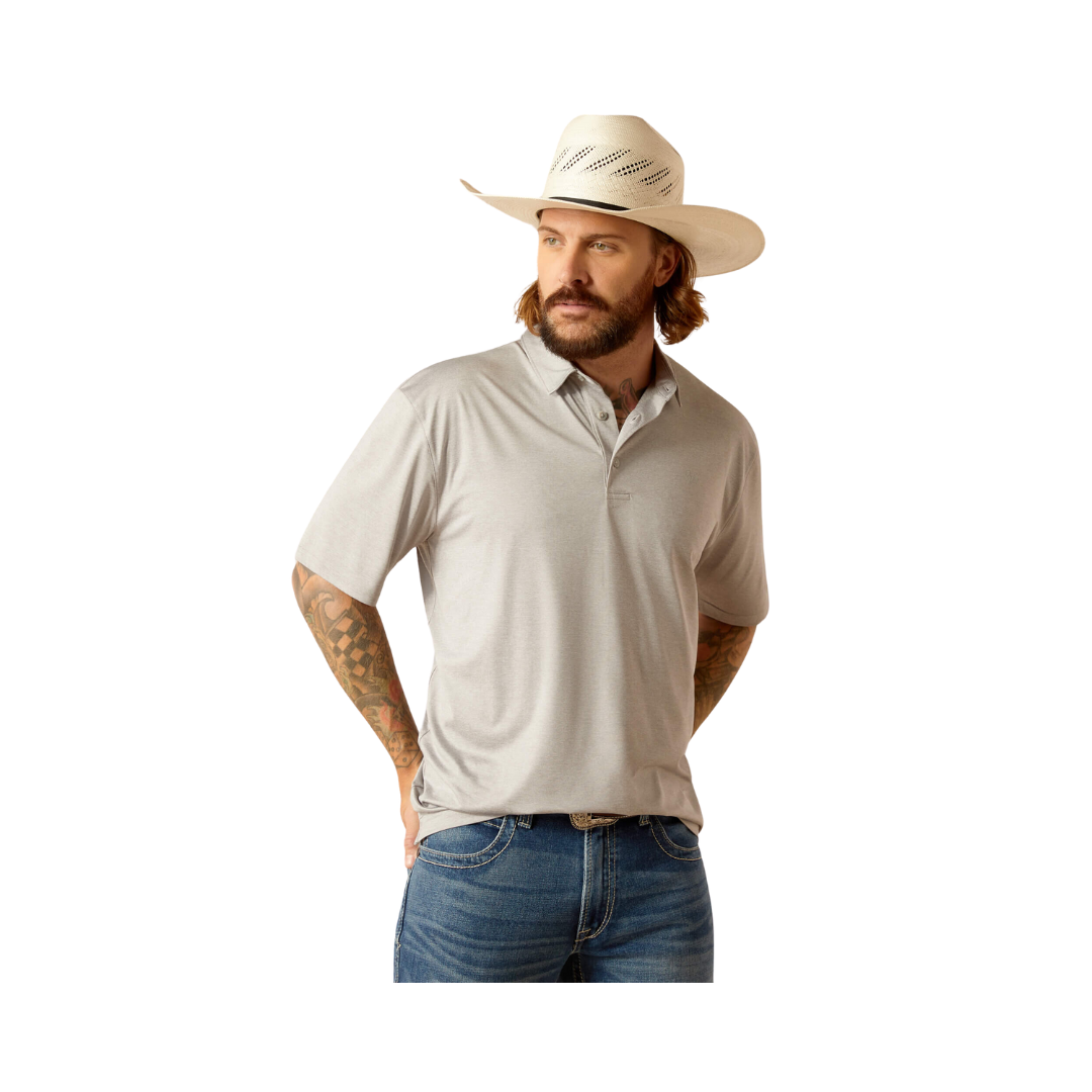 Ariat Men's Charger 2.0 Silver Lining Polo Shirt