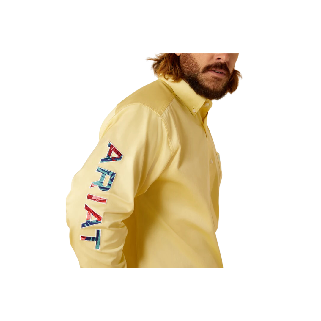 Ariat Men's Team Twill Classic Fit Sun Logo Shirt