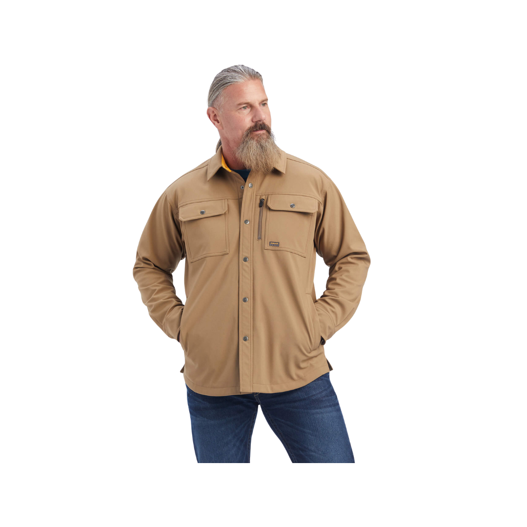 Ariat Men's Rebar DuraStretch Utility Softshell Shirt Jacket