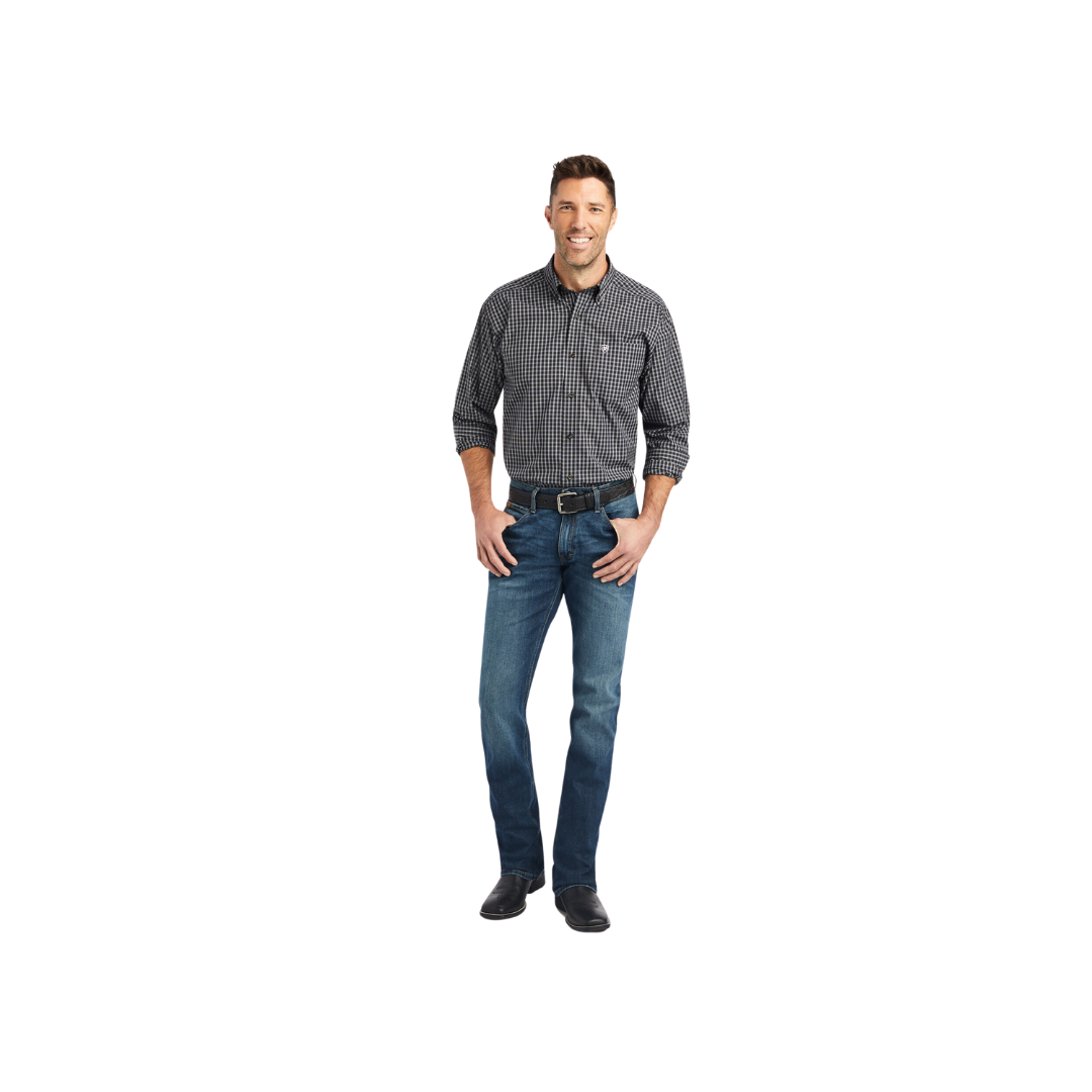 Ariat Men's Pro Series Kyrie Classic Fit Black Shirt
