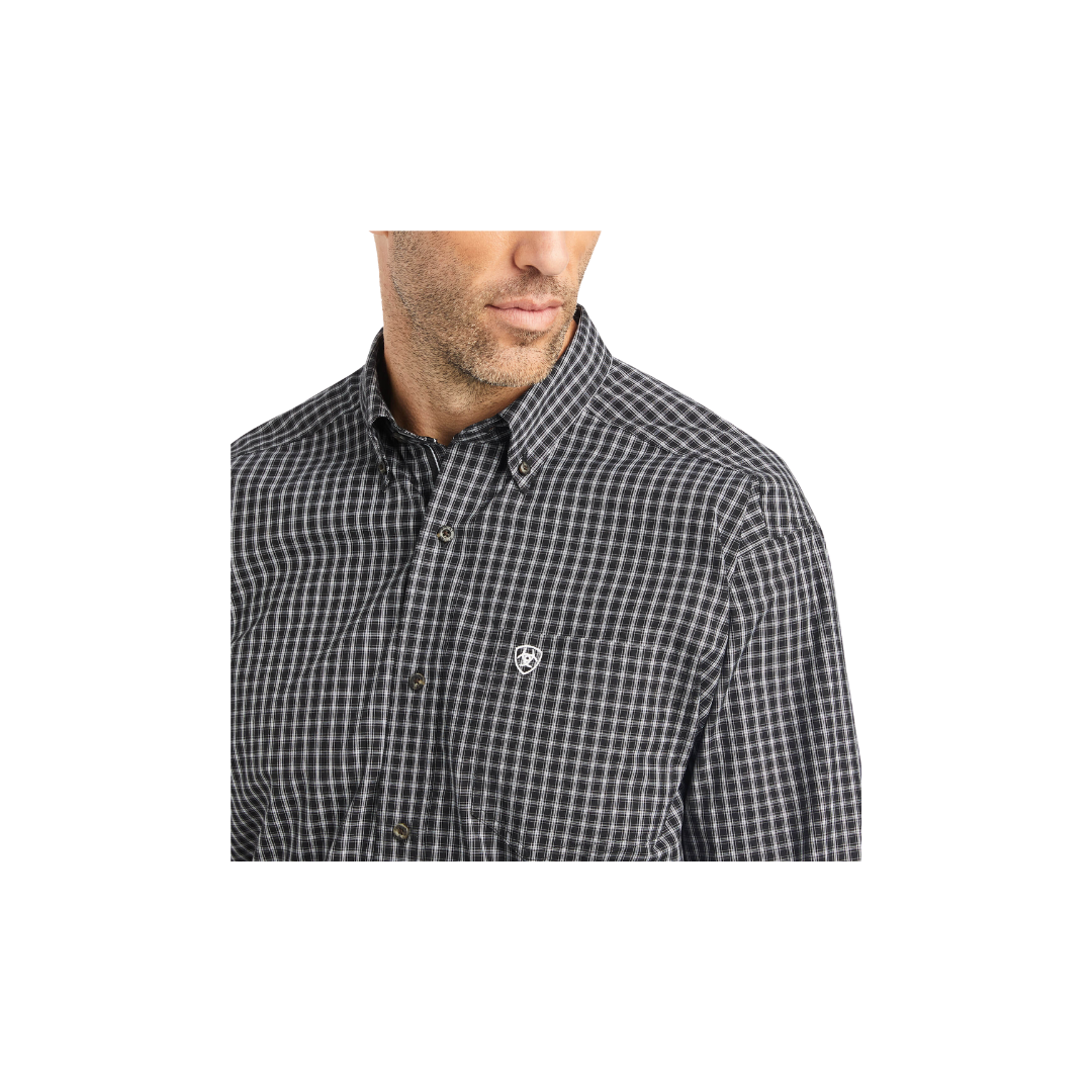 Ariat Men's Pro Series Kyrie Classic Fit Black Shirt