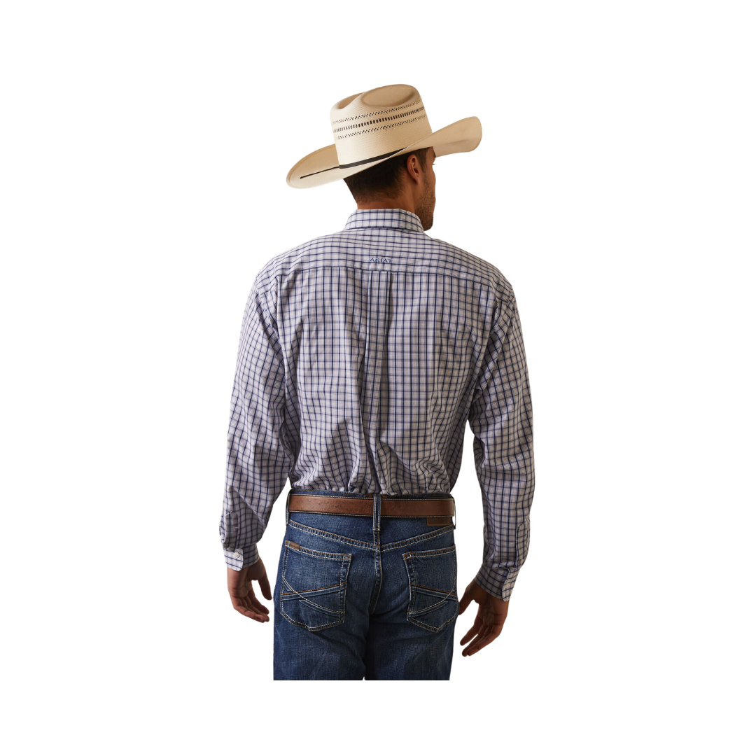 Ariat Men's Wrinkle Free Ace Classic Fit White Shirt