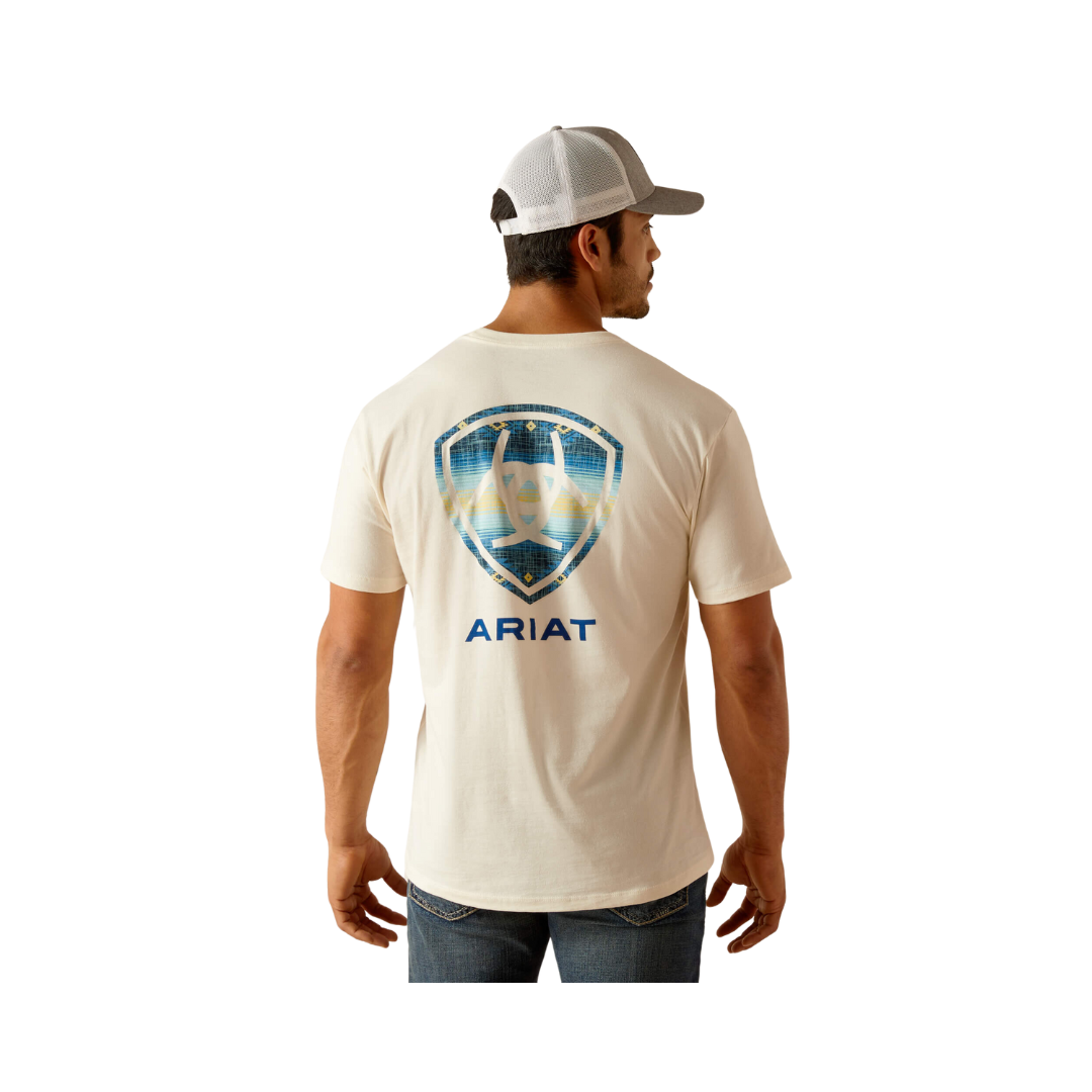 Ariat Men's Ariat Logo Off White T-Shirt