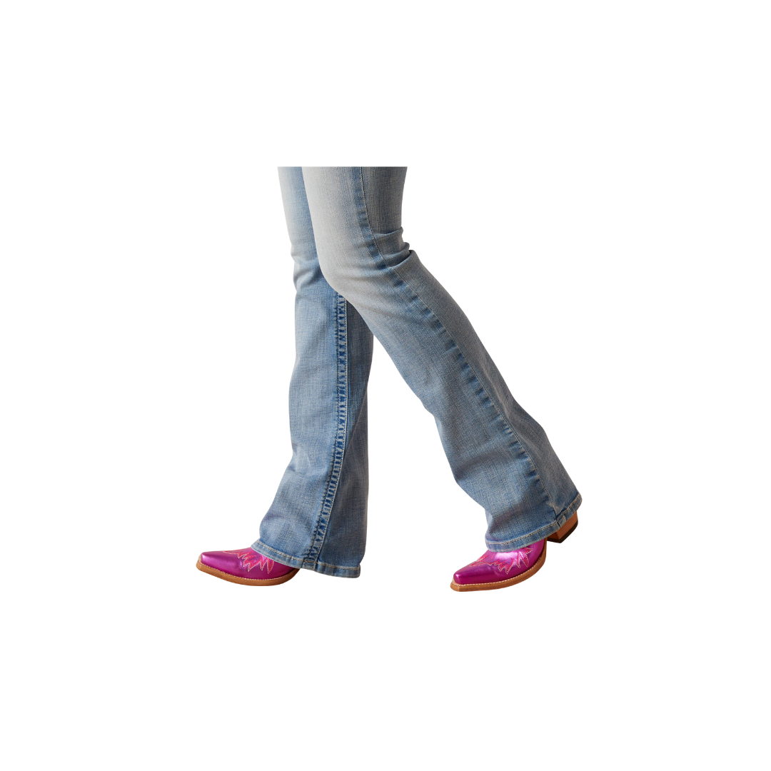 Ariat Women's Mid Rise Hope Boot Cut Nebraska Jeans