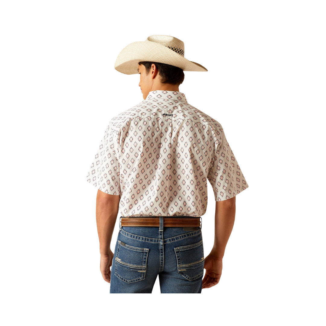 Ariat Men's Terrance Classic Fit White Shirt