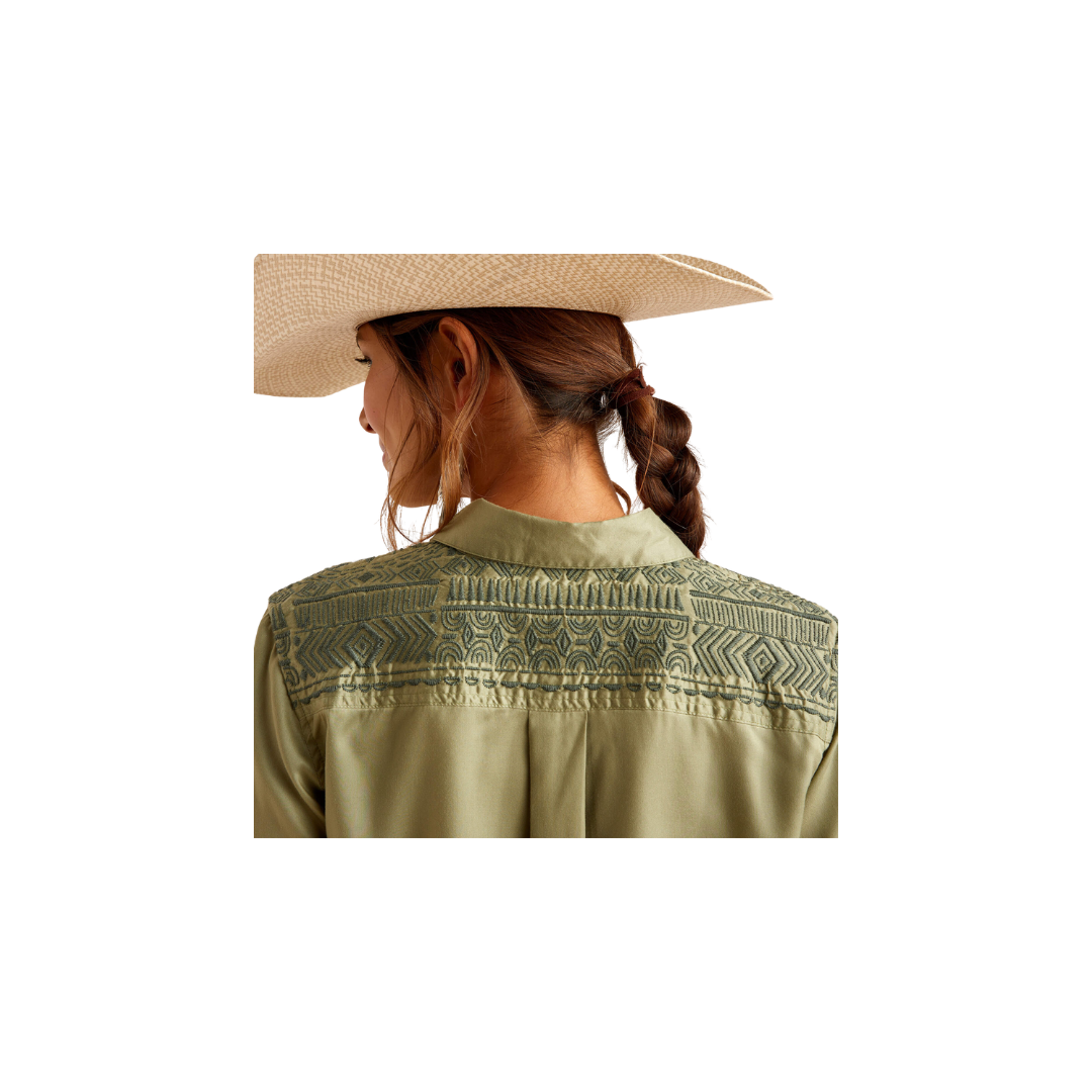 Ariat Women's Erika Sage Green Shirt