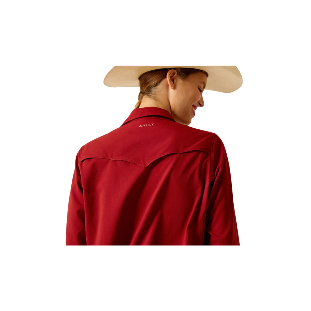 Ariat Women's Venttek Stretch Sun Dried Tomato Shirt