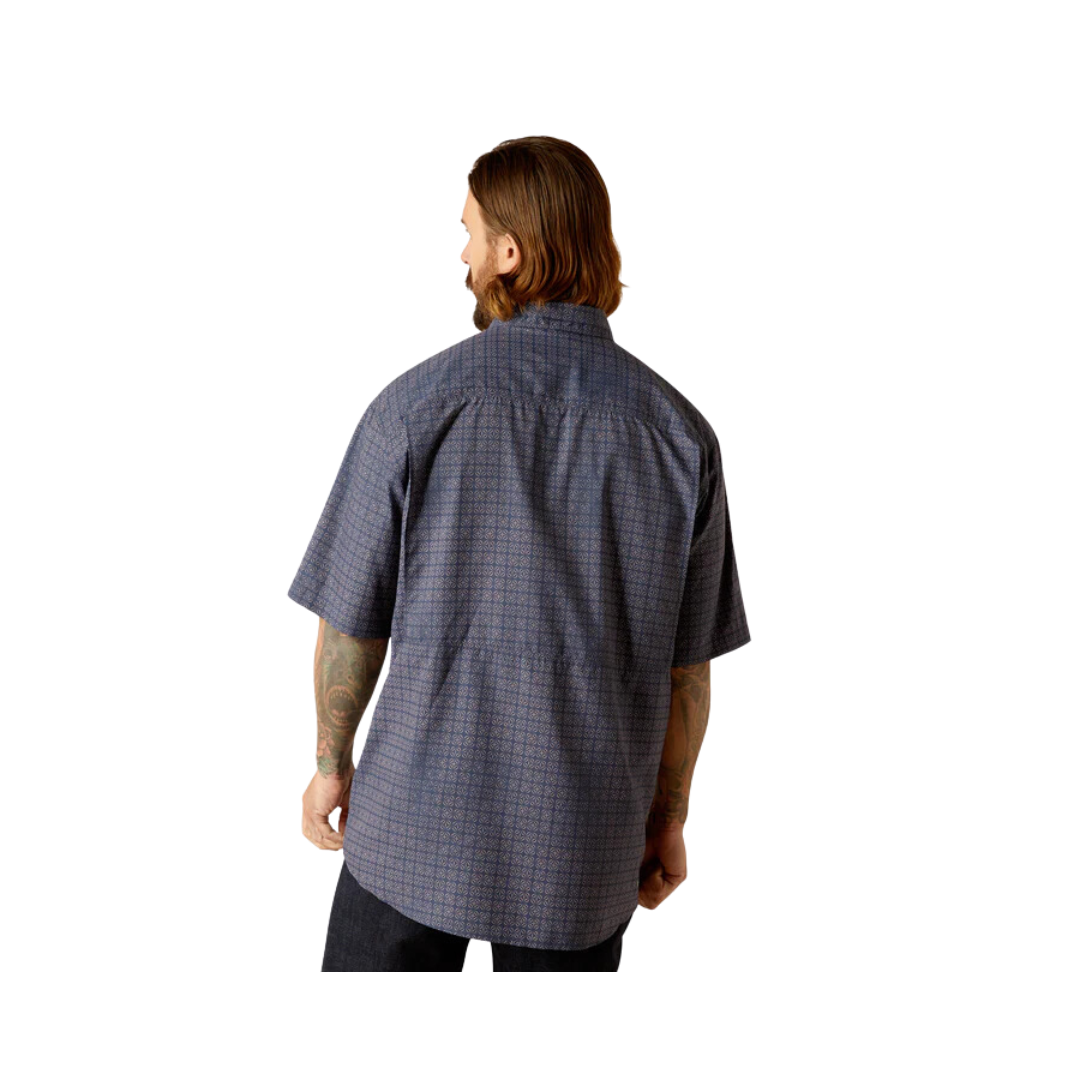 Ariat Men's Venttek Outbound Mood Classic Fit Indigo Shirt