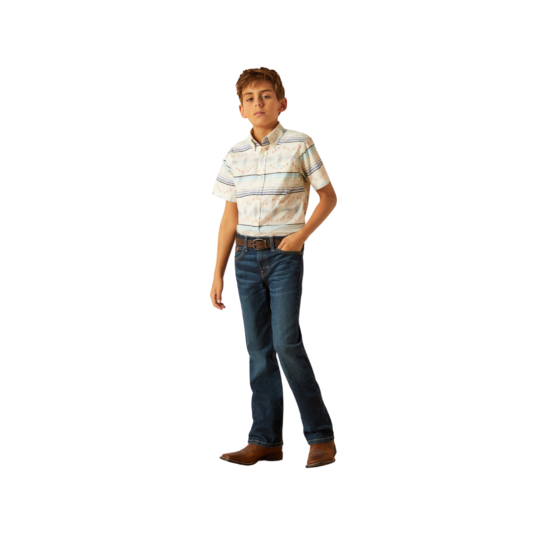 Ariat Youth Boy's Koda Classic Fit Sandshell Multicolor Shirt