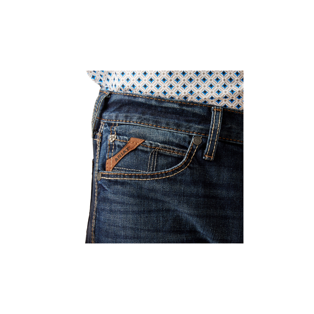 Ariat Men's M8 Modern Stretch Art Slim Denali Jeans