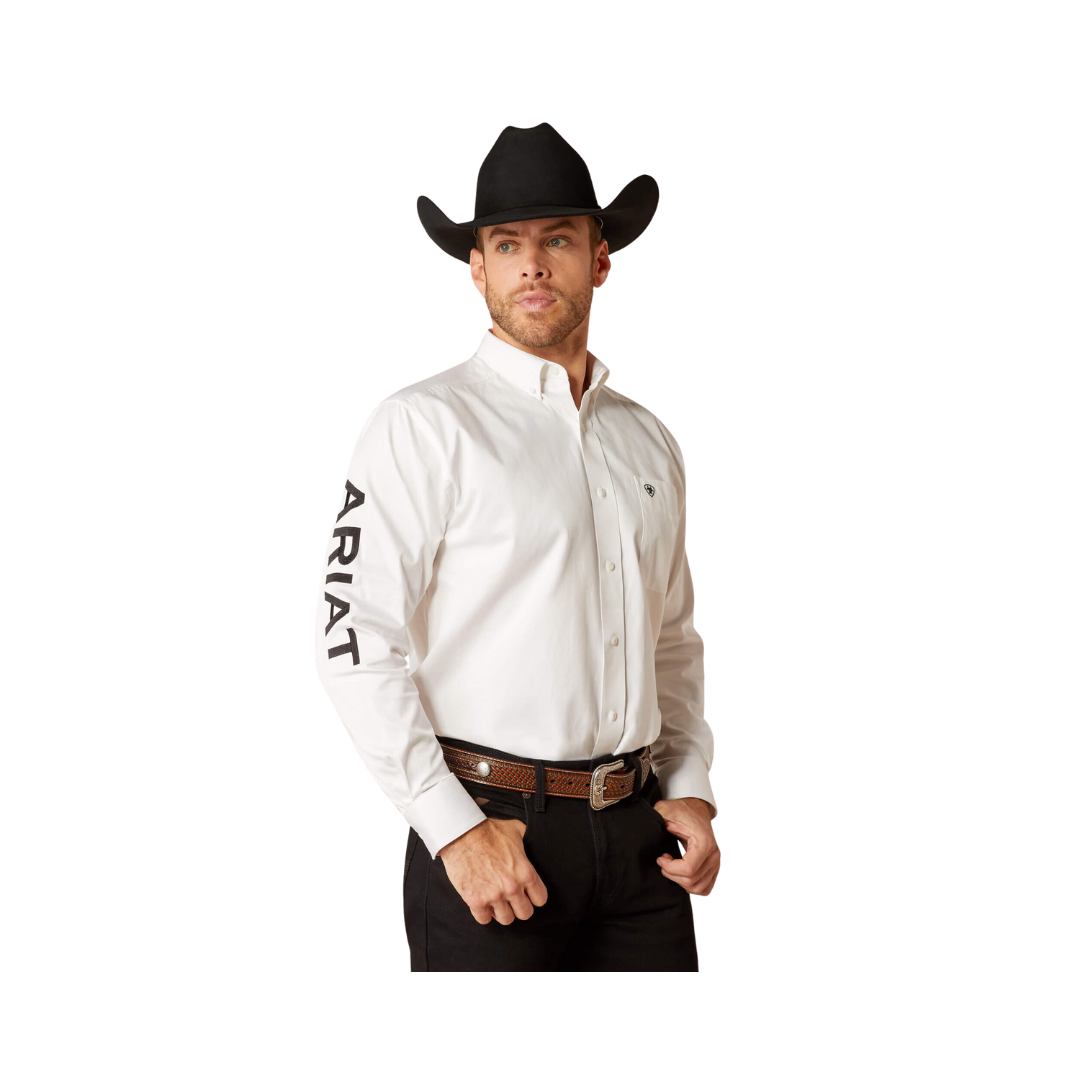 Team Logo Twill Classic Fit Shirt Medium - Ariat Australia Team Logo Twill Classic Fit Shirt Medium - Ariat Australia