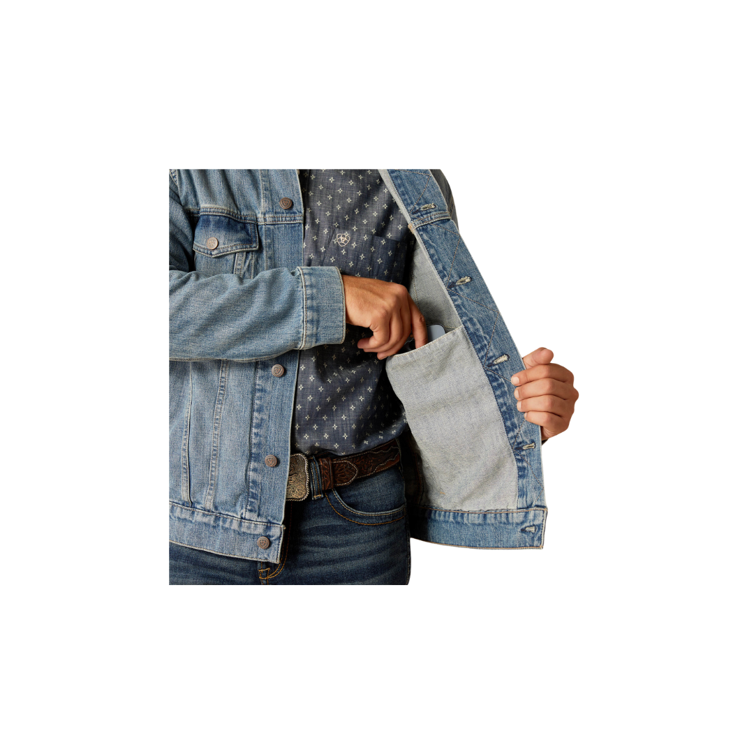 Ariat Men's Denim Trucker Roby Jacket