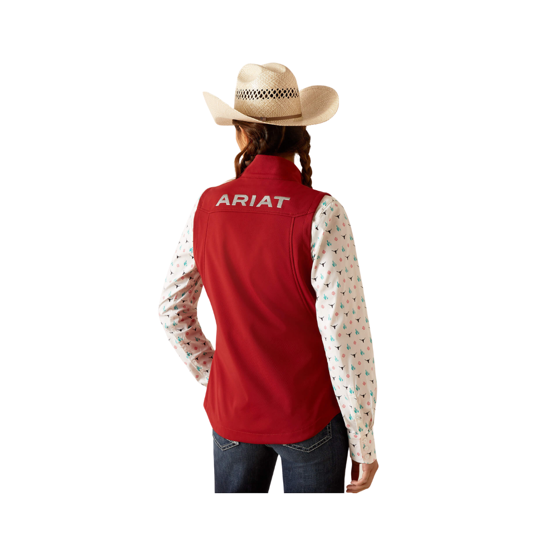 Ariat Women's New Team Softshell Sun-Dried Tomato Vest
