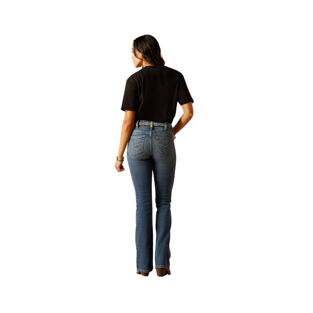 Ariat Women's Perfect Rise Chopped Ella Boot Cut Jeans