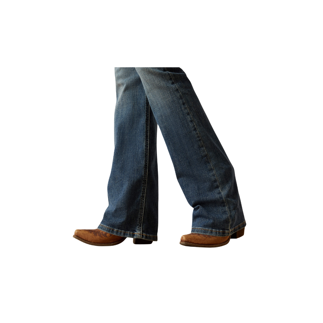 Ariat Women's Perfect Rise Chopped Ella Boot Cut Jeans