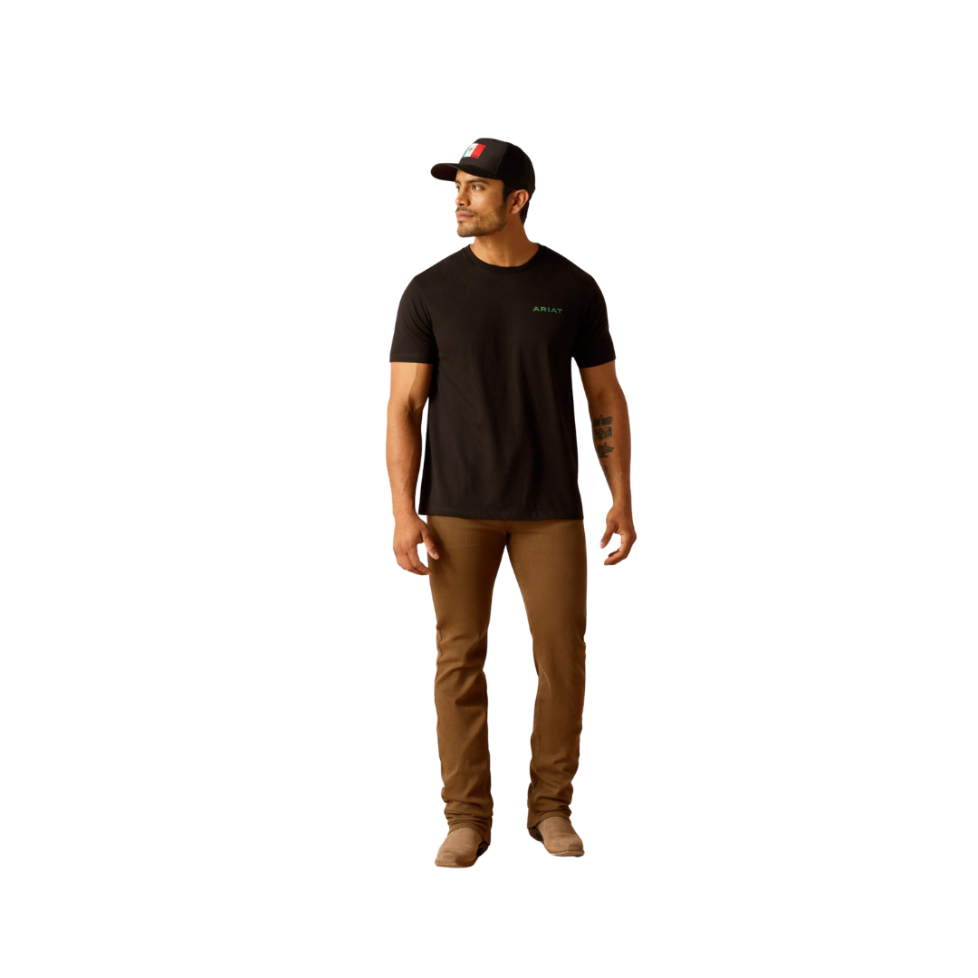 Ariat Men's Wooden Badges Black T-Shirt