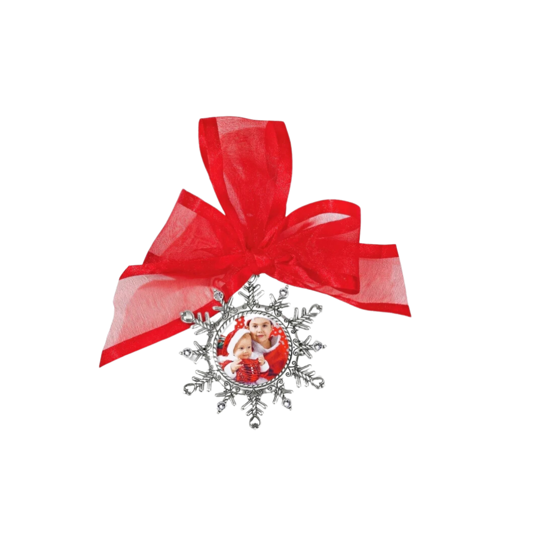 Brighton Unisex Christmas Photo Snowflake Ornament
