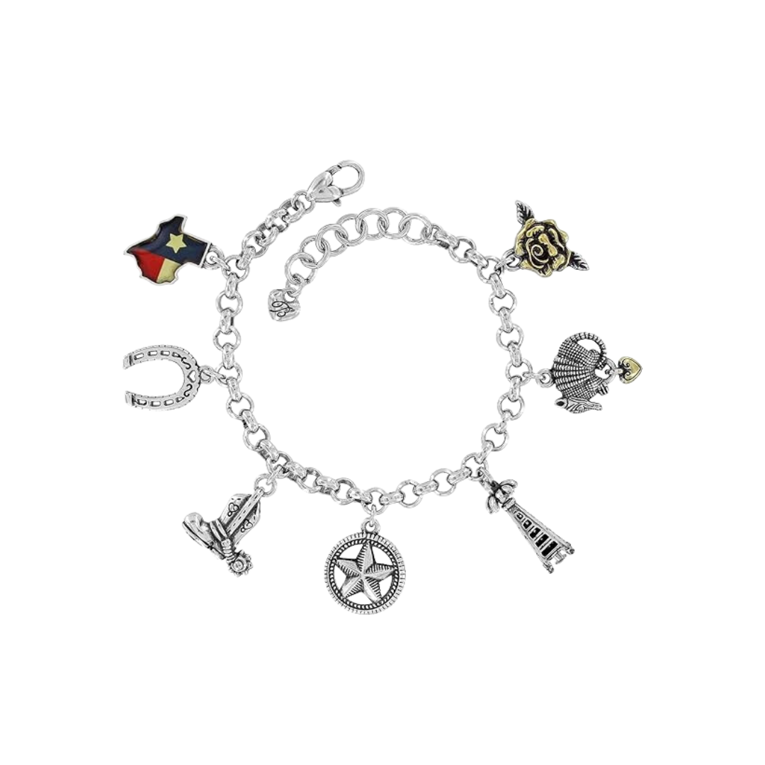 Brighton Women's State of Texas Charm Bracelet