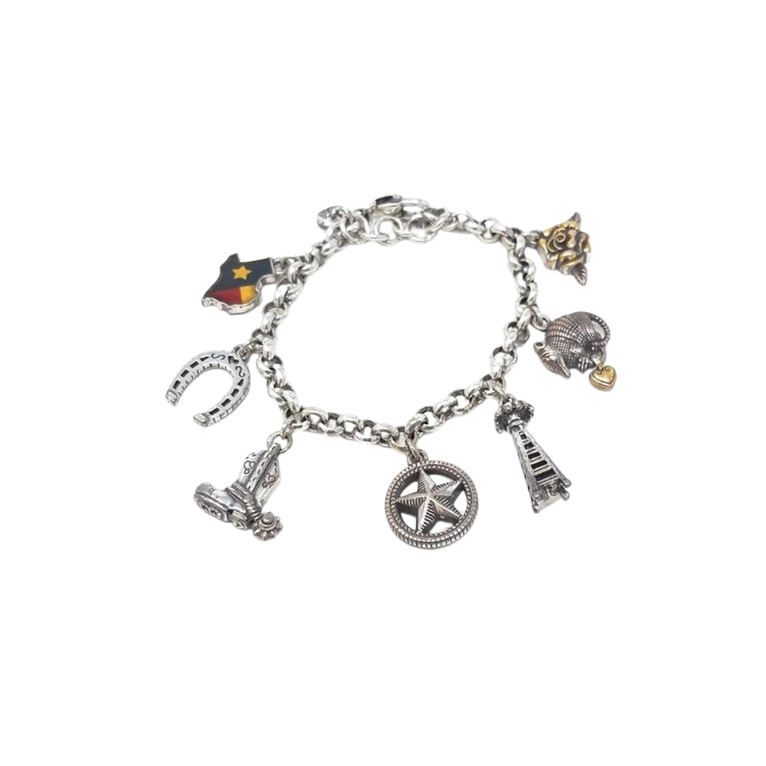 Brighton Women's State of Texas Charm Bracelet