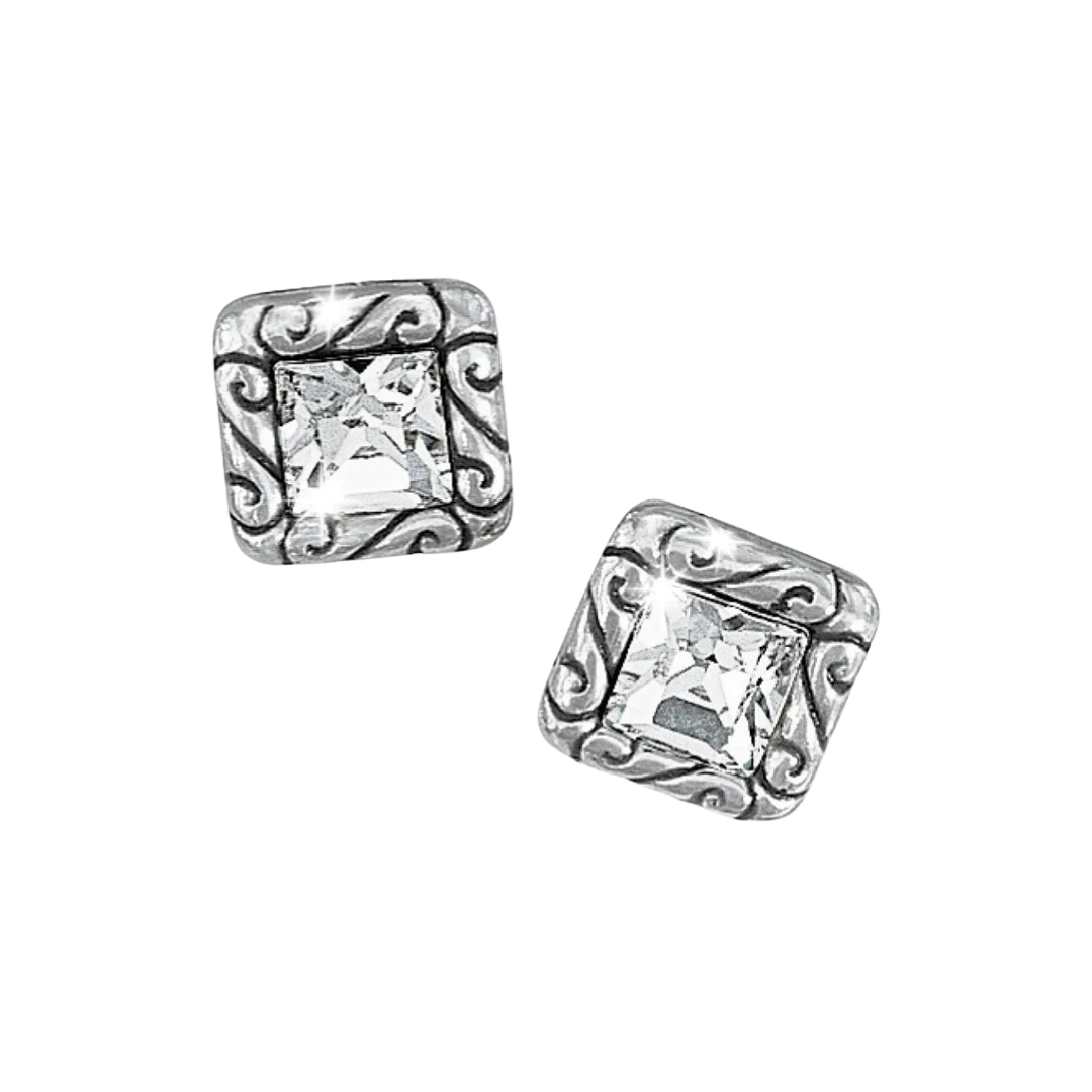 Brighton Women's Regina Mini Post Silver Earrings