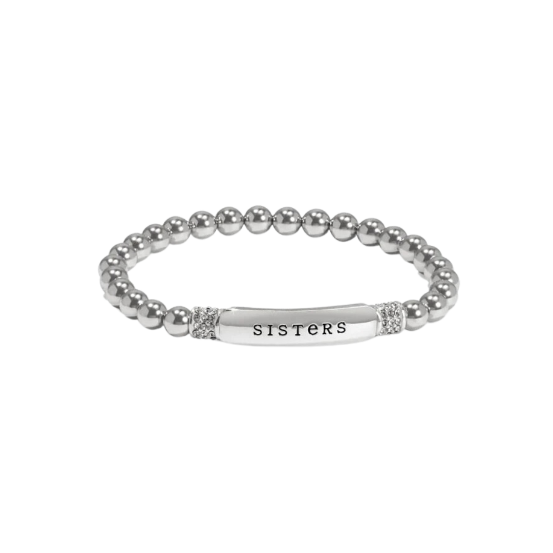 Brighton Women's Meridian Sisters Petite Stretch Silver Bracelet
