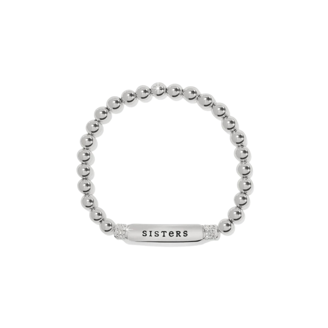 Brighton Women's Meridian Sisters Petite Stretch Silver Bracelet