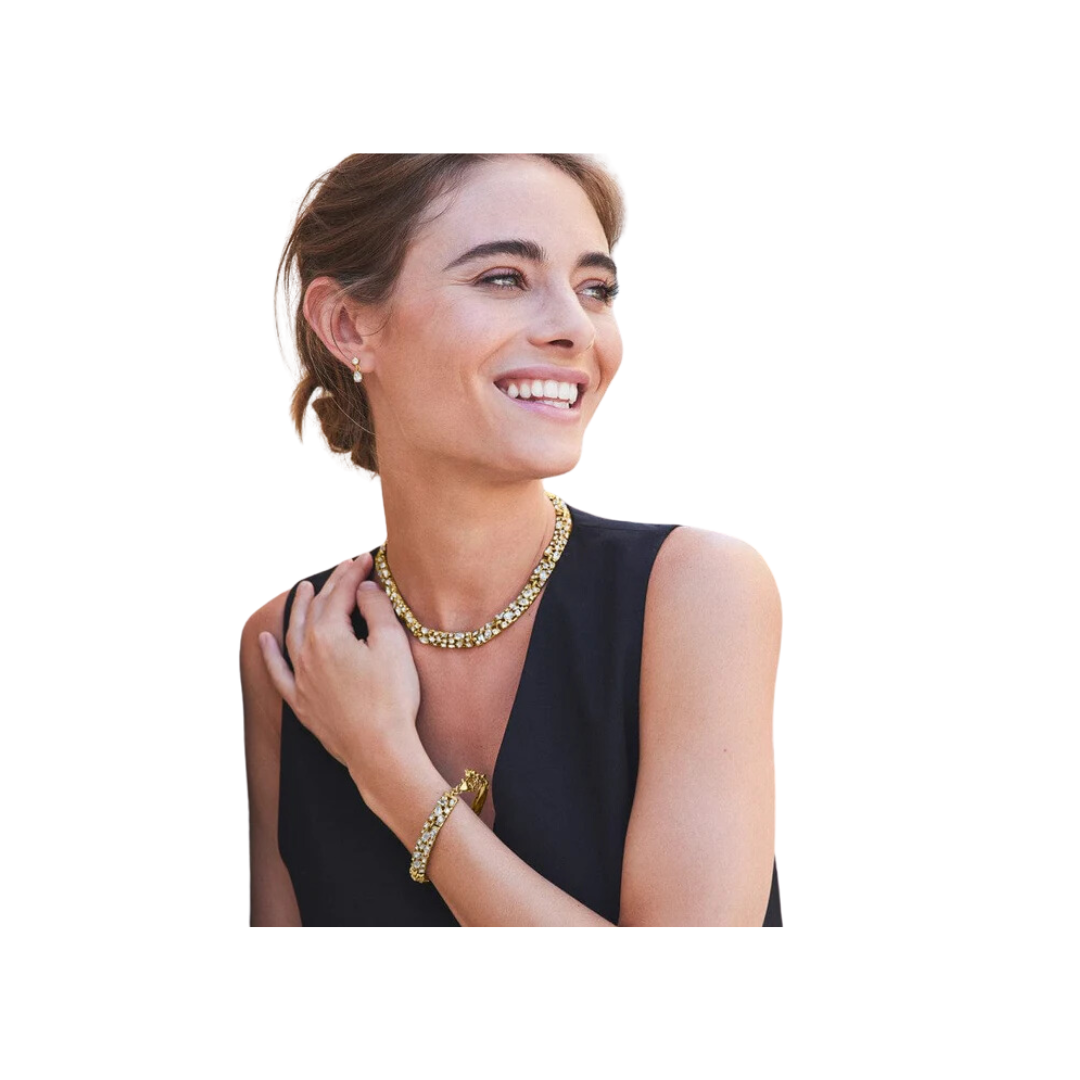 Brighton Women's One Love Golden Petite Post Drop Gold Earrings