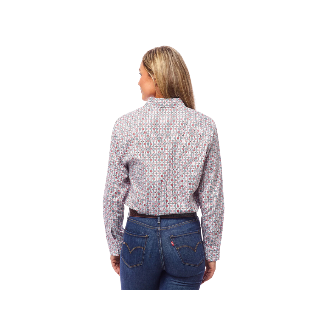 Avalon Women's Print Western Inspired Long Sleeves Button Shirts