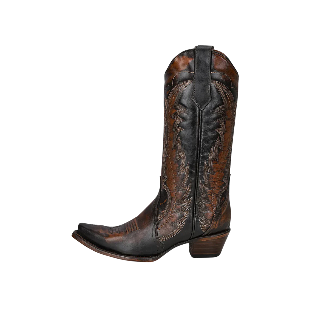 Corral Women's Brown Tan Embroidery Triad Boots