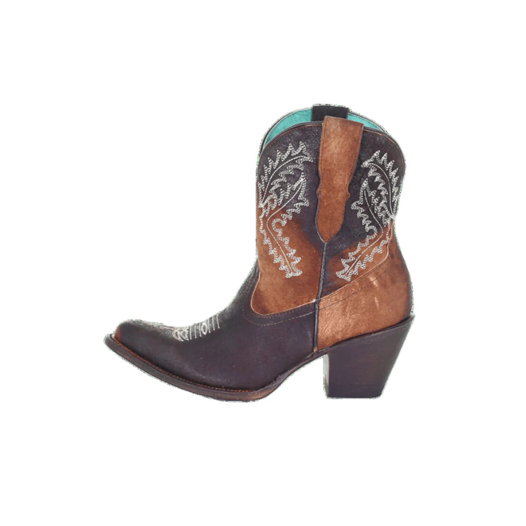 Corral Women's Embroidery Western Brown Booties