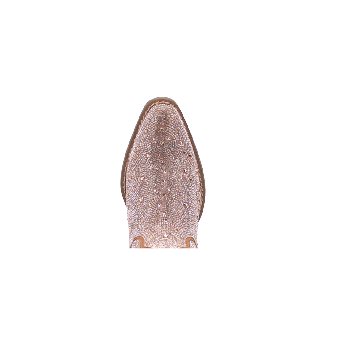 Dingo Women's Rhinestone Rose Gold Boots