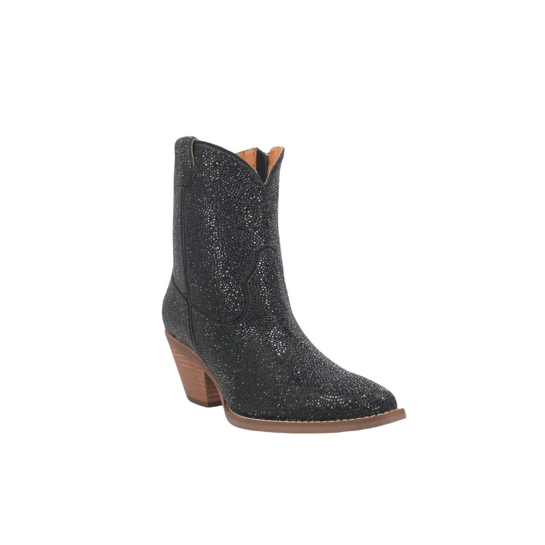 Dan Post Dingo Women's Rhinestone Black Boots