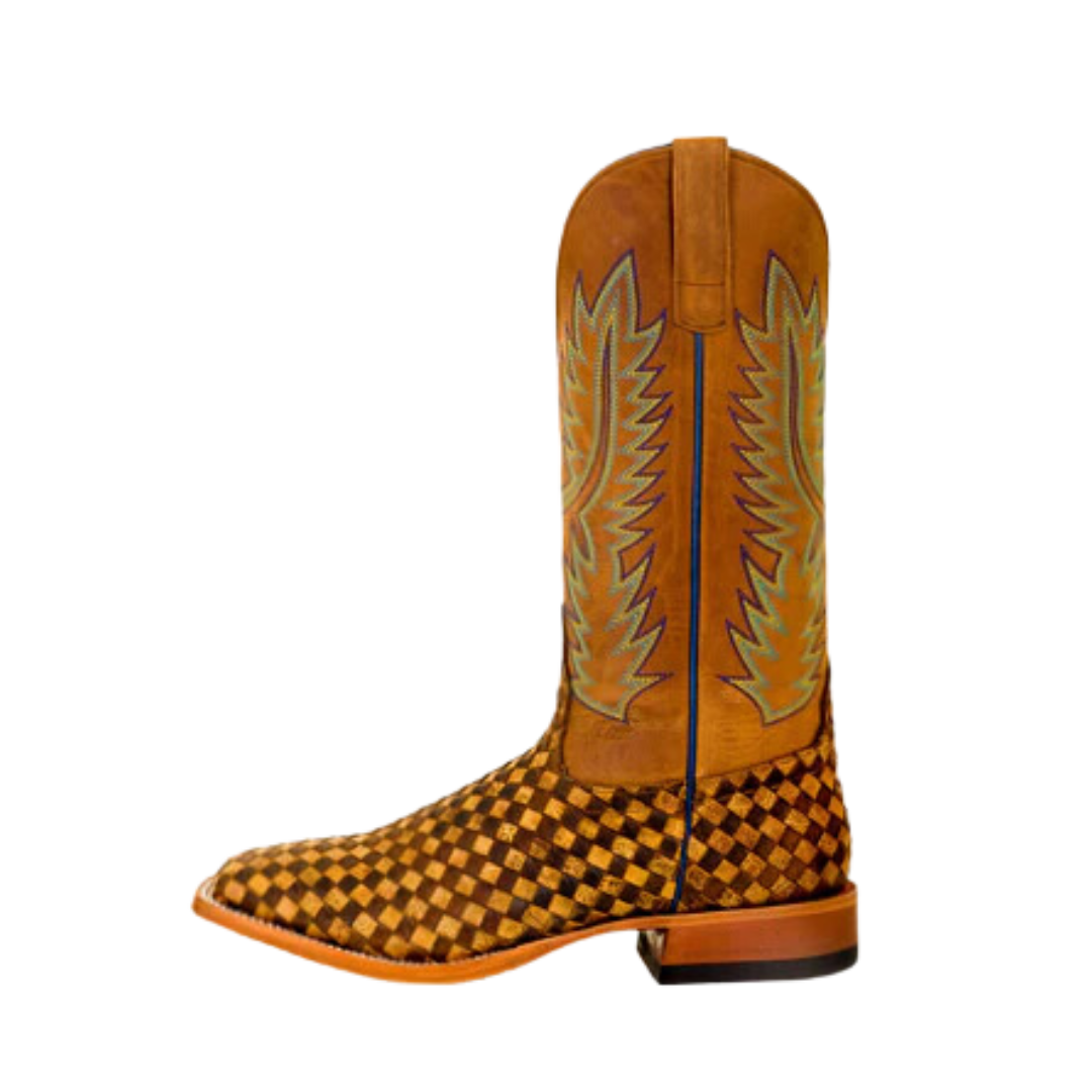 Horse Power Men's Bison Unweave Brown Boots
