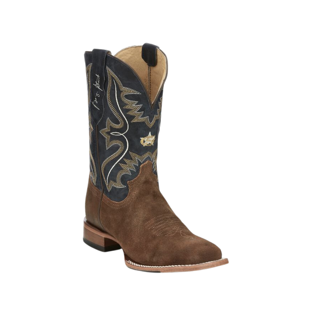 Justin Men's Dillon Western Cowhide Brown Boots