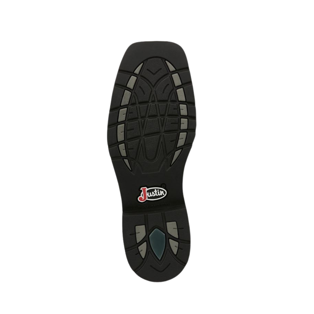 Justin Men's Black Driller Composite Toe Work Boots