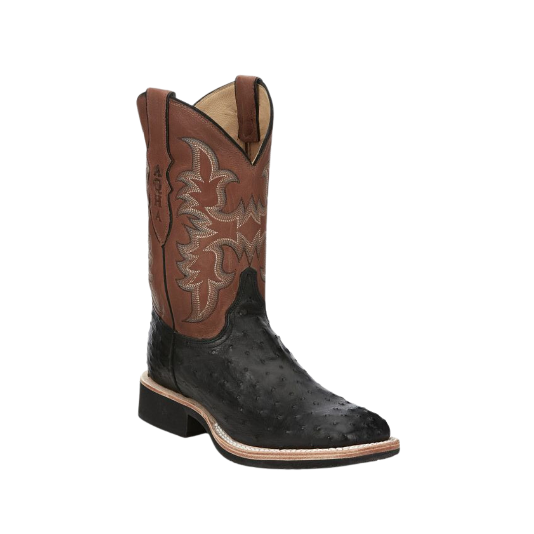 Justin Men's Drover Pull On Black Boots