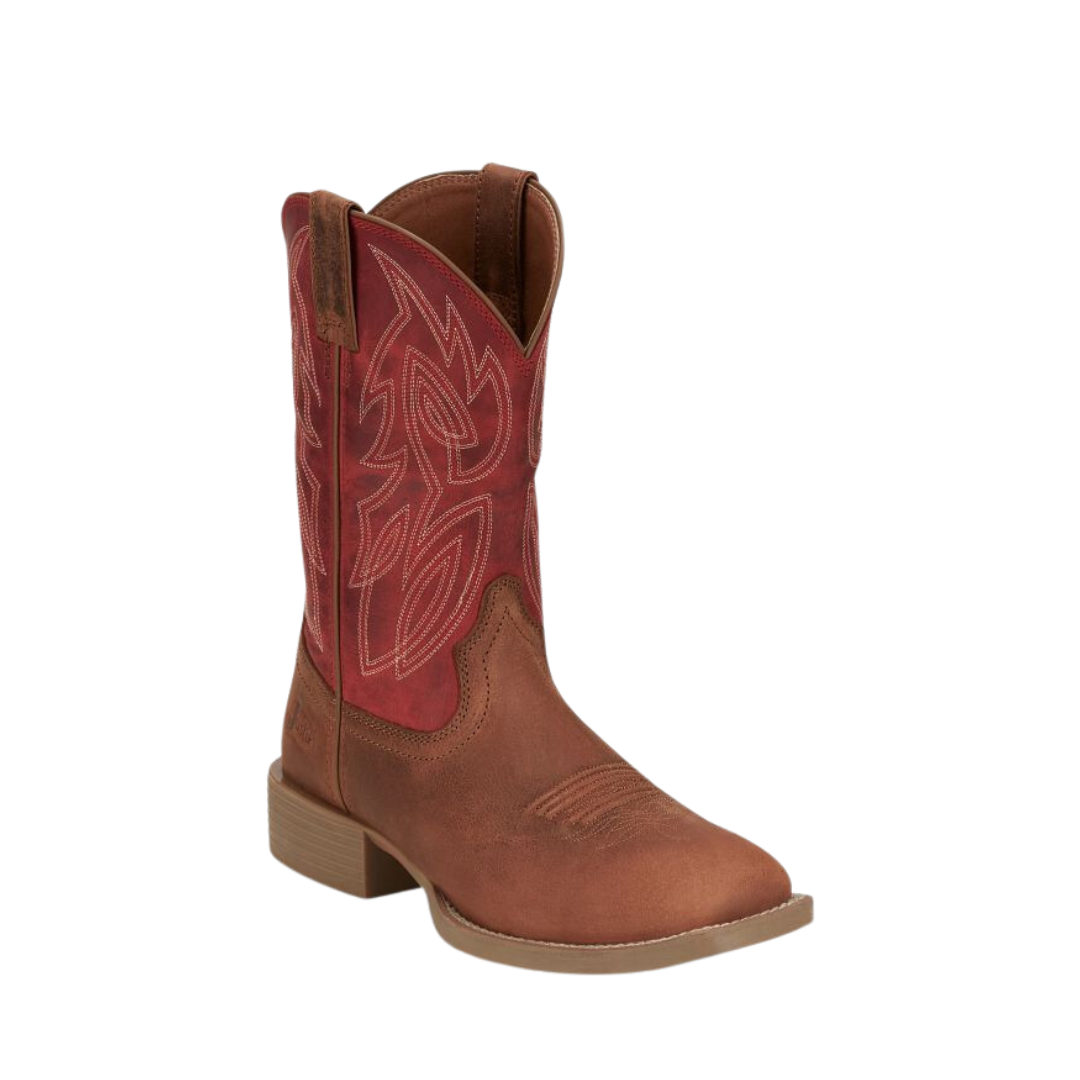 Justin Men's Canter Broad Square Cognac Boots