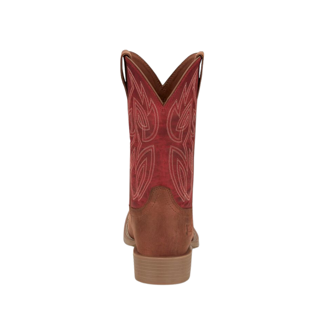Justin Men's Canter Broad Square Cognac Boots