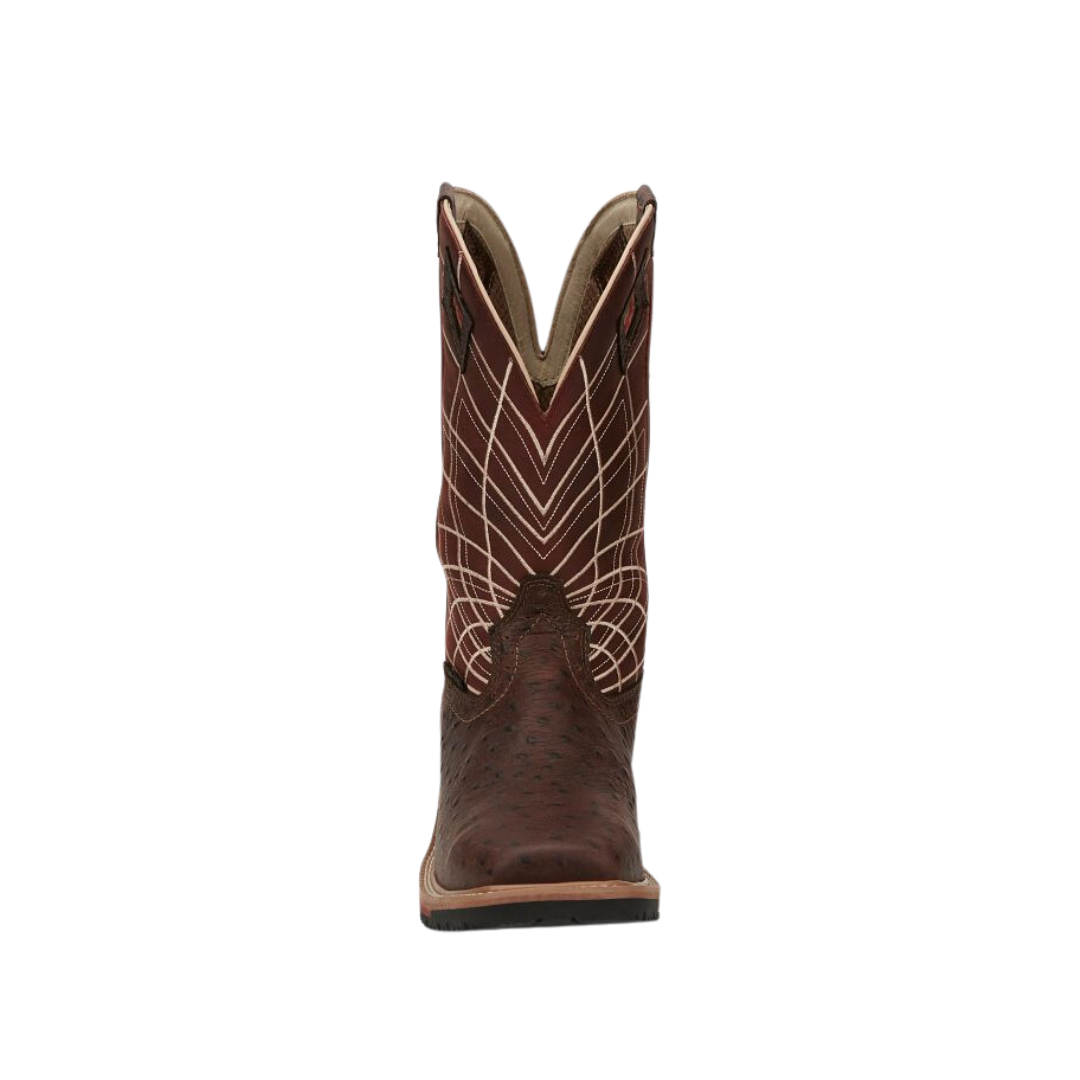 Justin Men's Derrickman 12" Waterproof Work Brown Boots