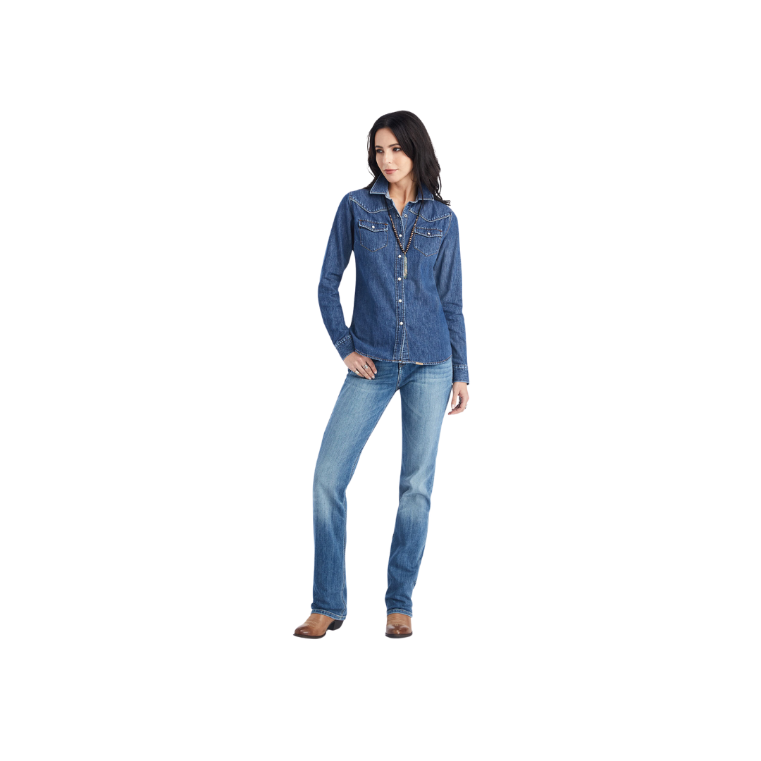 Ariat Women's Farriday Denim Bluelight Shirt