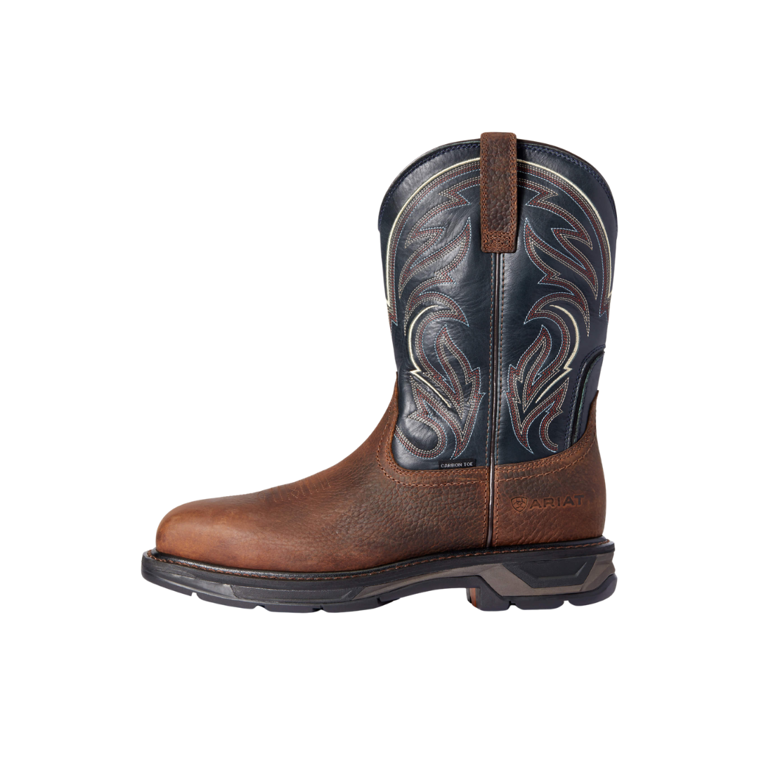 Ariat Men's WorkHog XT Cottonwood Carbon Toe Work Brown Oiled Boots
