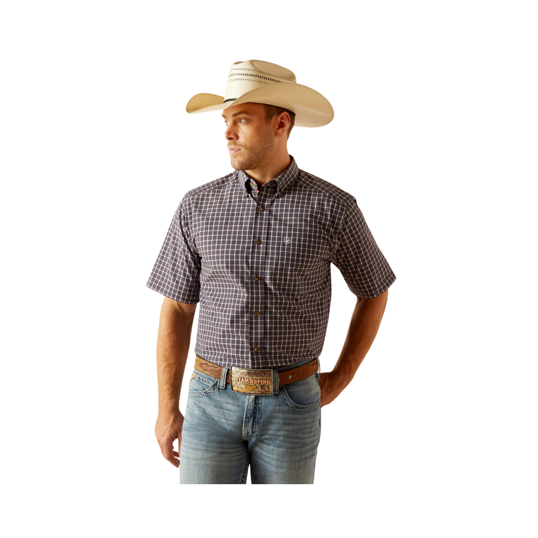 Ariat Men's Pro Series Dakota Classic Fit Blue Indigo Shirt